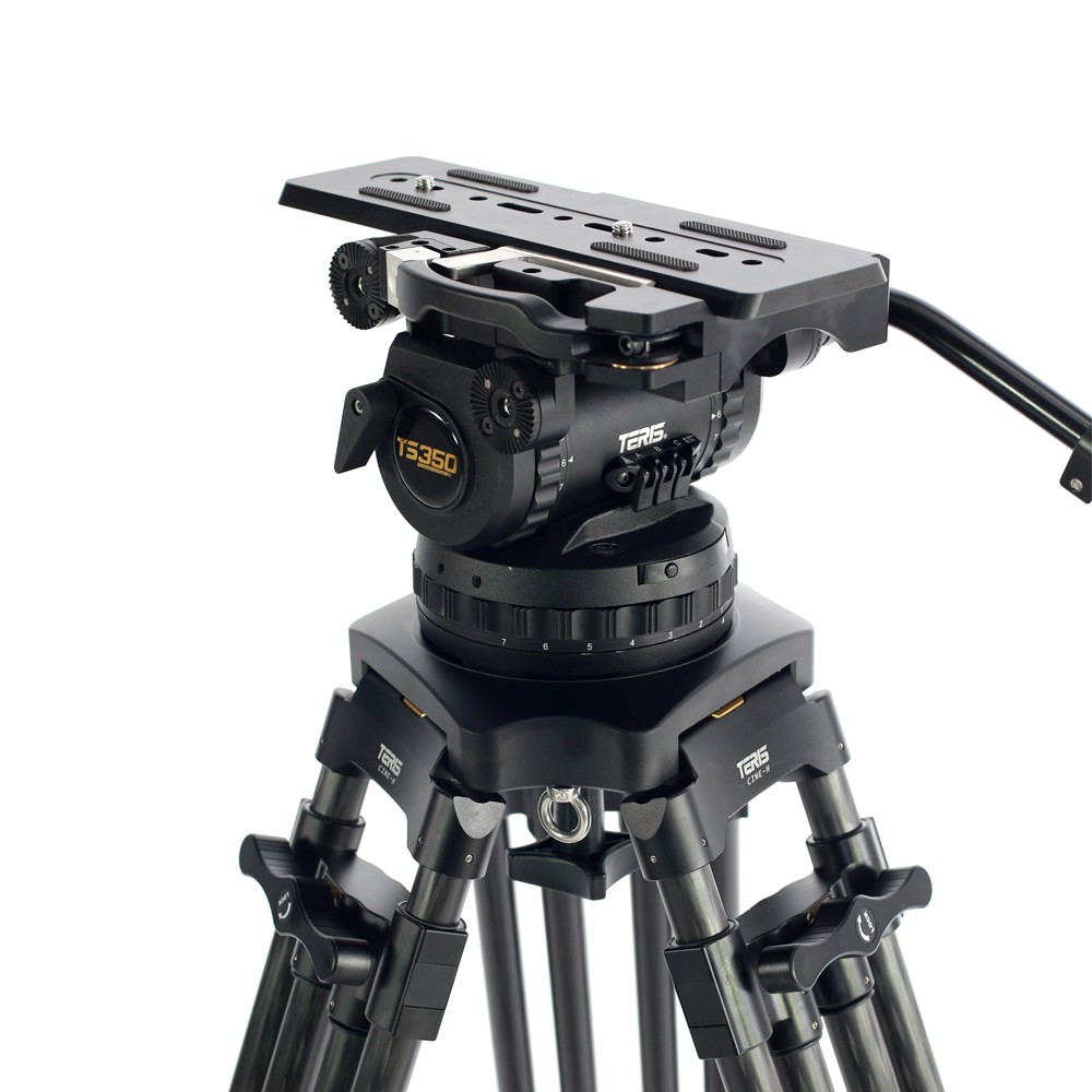 Teris TS350CF-CINE Fluid Head and Carbon Fiber Tripod System - view 3