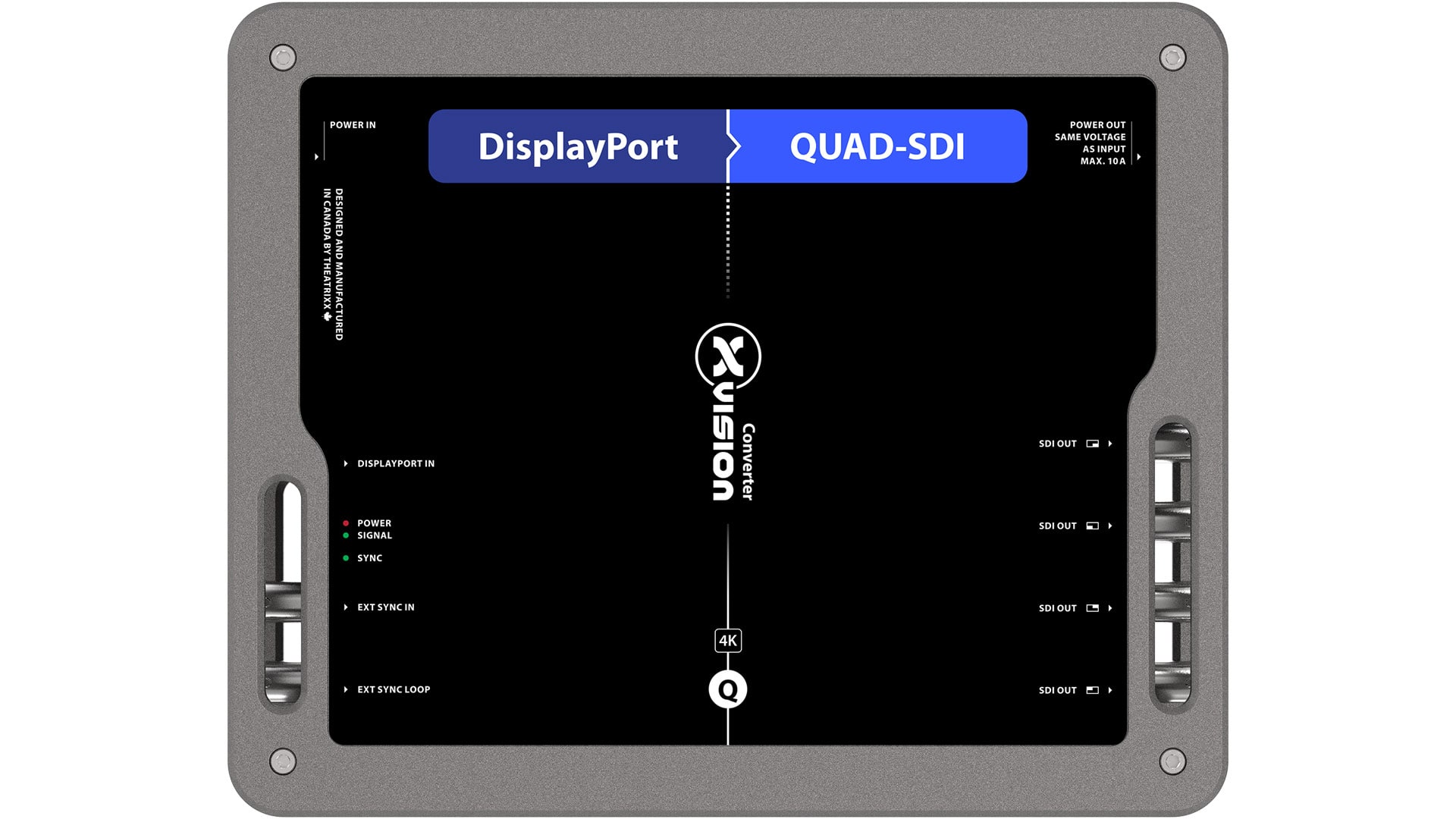 Theatrixx xVision DisplayPort to Quad SDI - XVVDP2QSDI - view 2