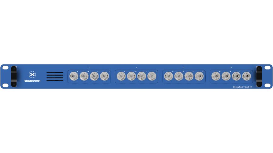 Theatrixx DisplayPort to Quad SDI, 4-Channel 1U - XVVR-4DP2QSDI