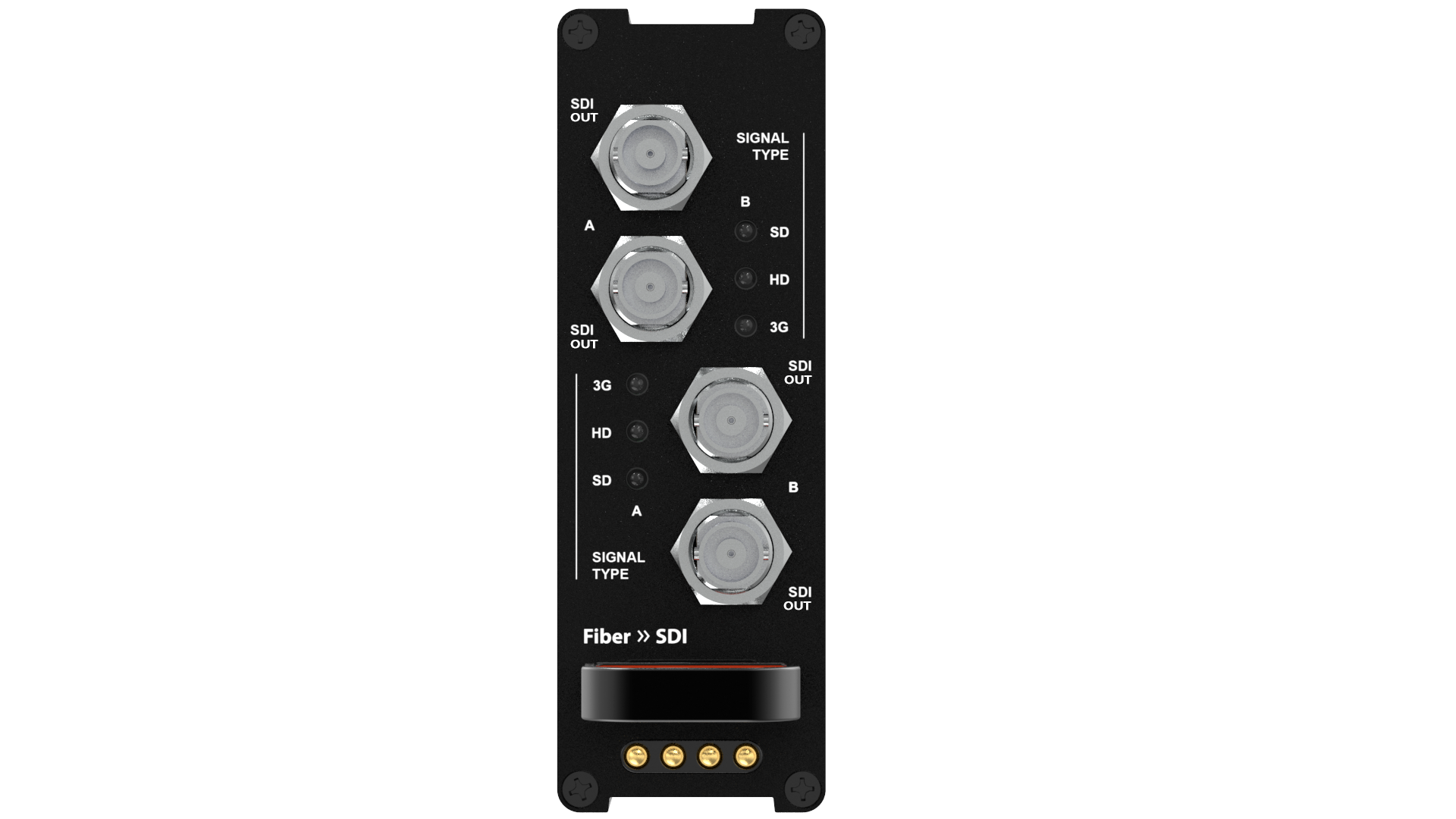 Theatrixx xVision Dual Fiber to Dual SDI Reversible Module - XVVRM2FIBER2SDI Rack - view 2