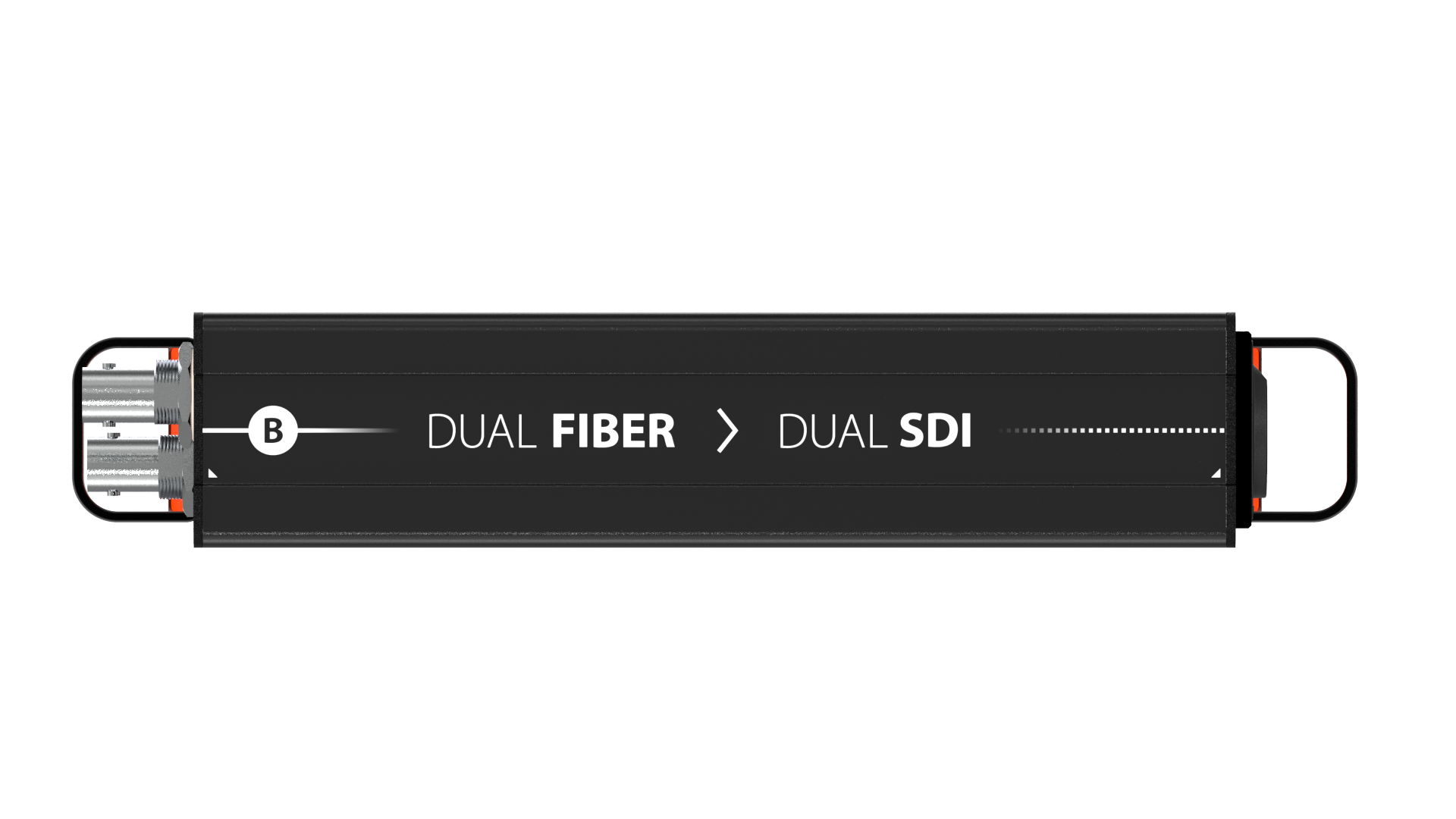 Theatrixx xVision Dual Fiber to Dual SDI Reversible Module - XVVRM2FIBER2SDI Rack - view 3