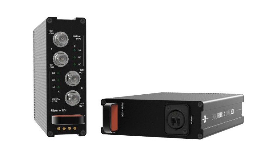 Theatrixx xVision Dual Fiber to Dual SDI Reversible Module - XVVRM2FIBER2SDI Rack