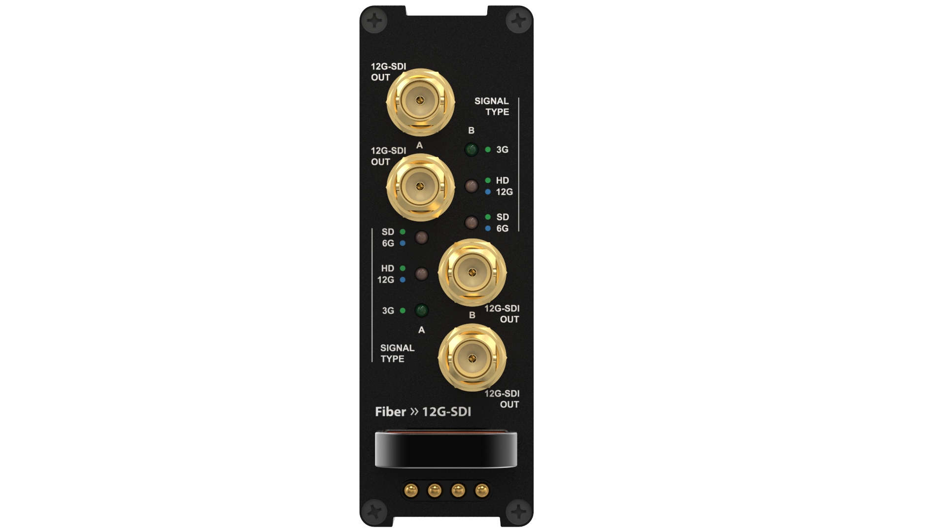 Theatrixx xVision Dual Fiber to Dual 12G-SDI Reversible Module - XVVRM2FIBER2SDI12G Rack - view 2