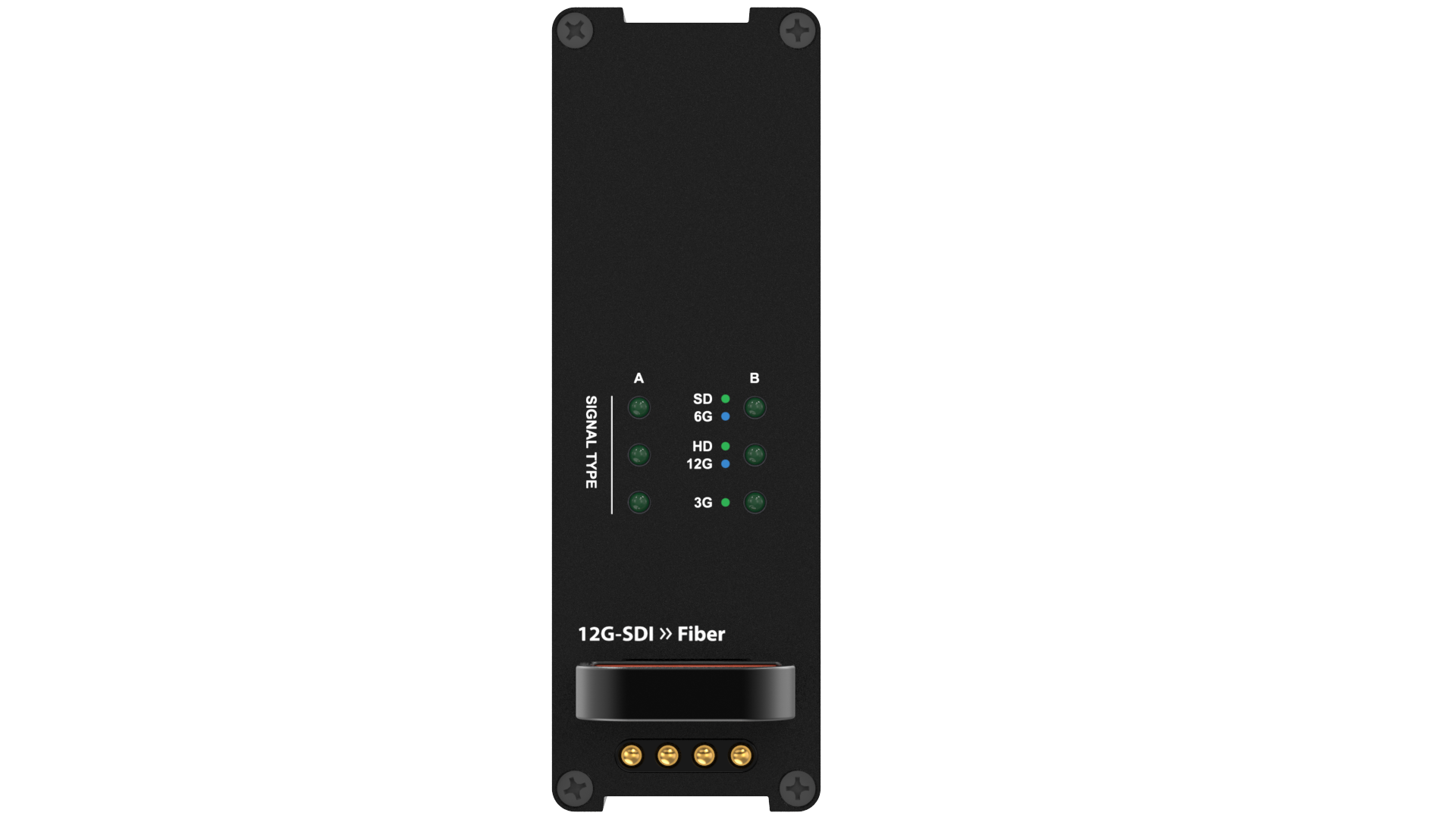 Theatrixx xVision Dual 12G-SDI to Dual Fiber Reversible Module - XVVRM2SDI2FIBER12G Rack - view 2