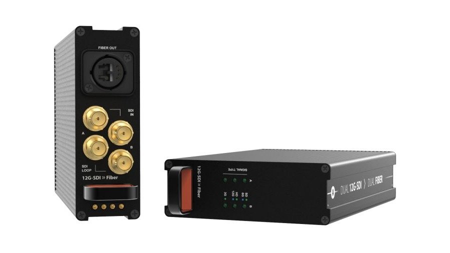 Theatrixx xVision Dual 12G-SDI to Dual Fiber Reversible Module - XVVRM2SDI2FIBER12G Rack