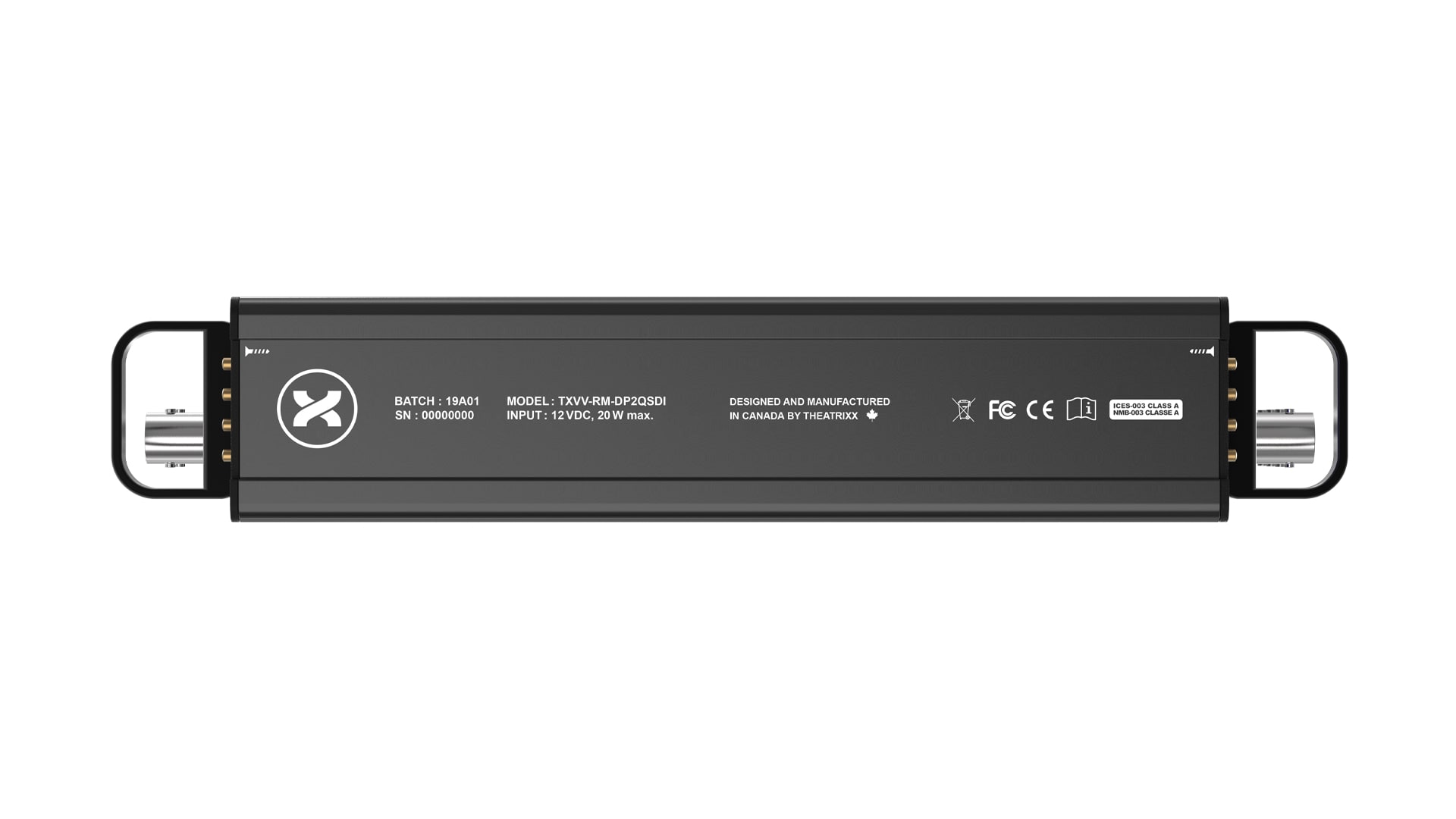 Theatrixx xVision DisplayPort to Quad-SDI Reversible Module - XVVRMDP2QSDI - view 3