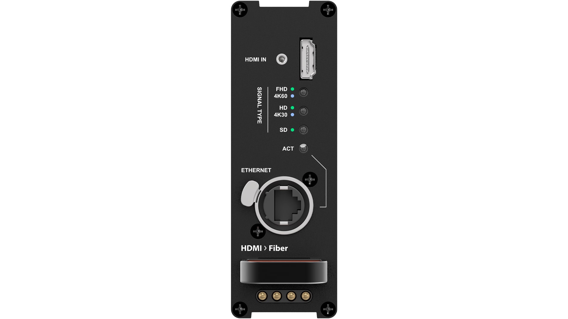 Theatrixx xVision HDMI to Fiber Reversible Module - XVVRMHDMI2FIBER Rack - view 3