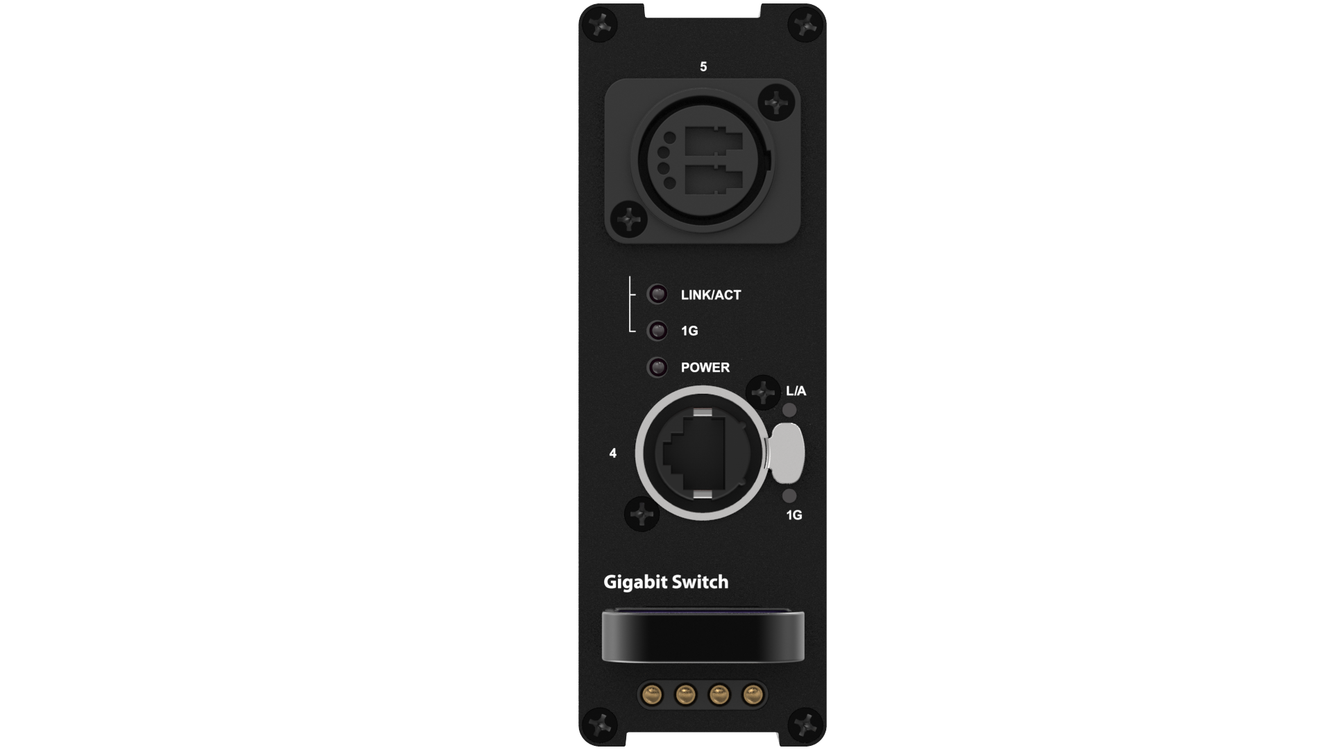 Theatrixx xVision Gigabit Network Switch Reversible Module - XVVRMNETSW - view 4