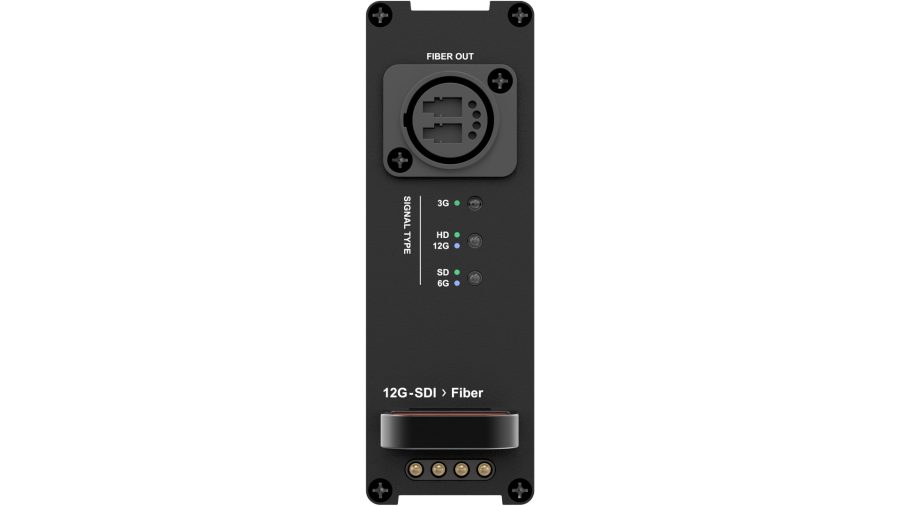 Theatrixx xVision 12G-SDI to Fiber Reversible Module - XVVRMSDI2FIBER12G Rack