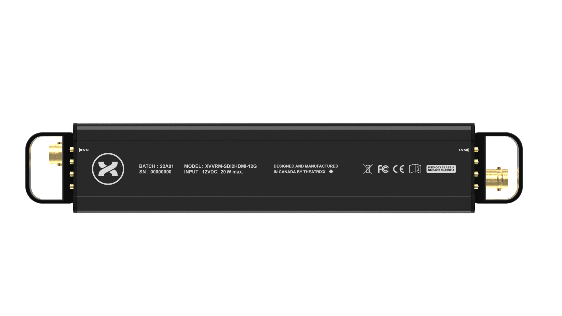 Theatrixx xVision 12G-SDI to HDMI Reversible Module - XVVRMSDI2HDMI12G - view 4