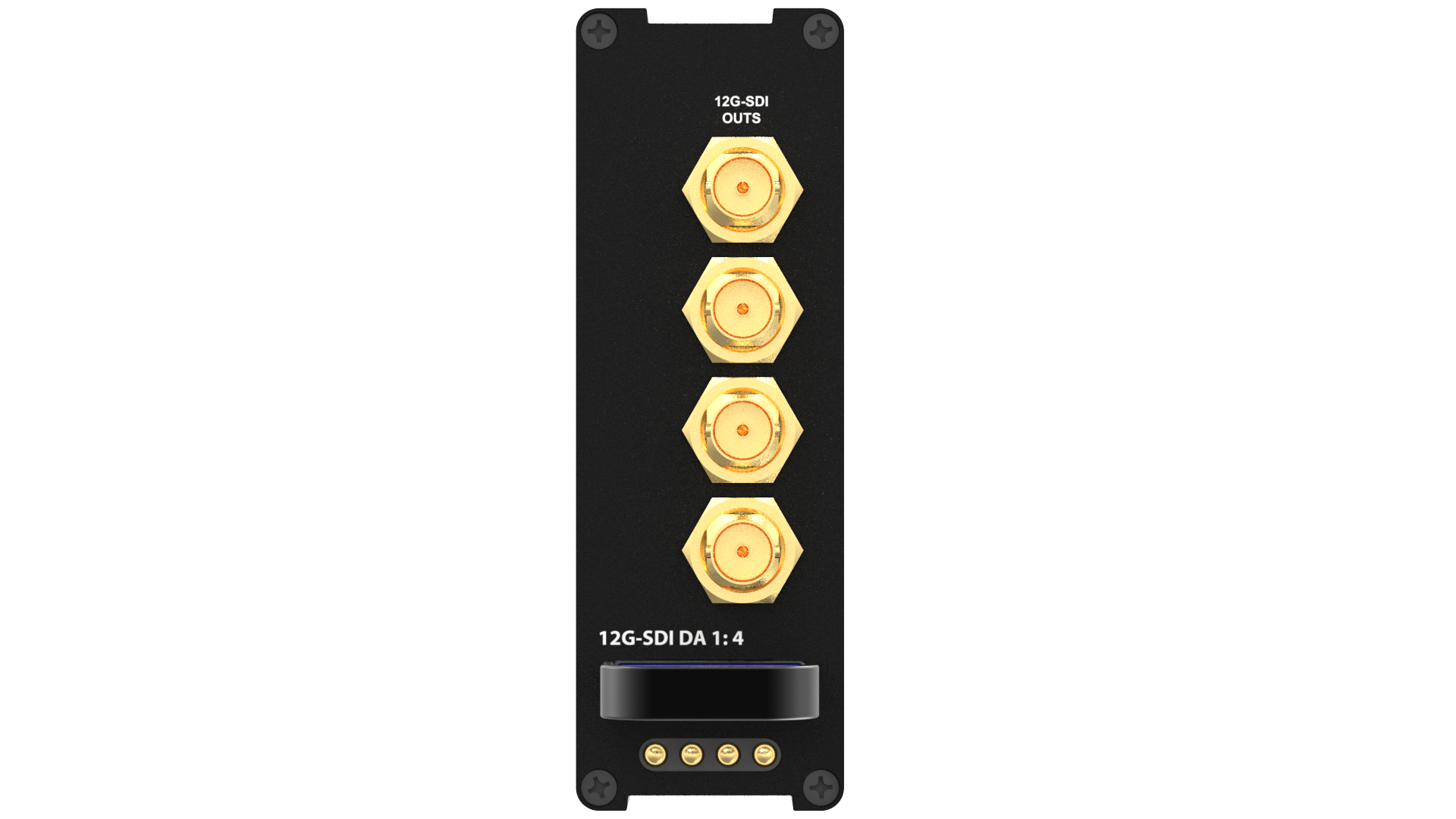 Theatrixx xVision 12G-SDI Distribution Amplifier 1:4 Reversible Module - XVVRMSDIDA412G - view 2