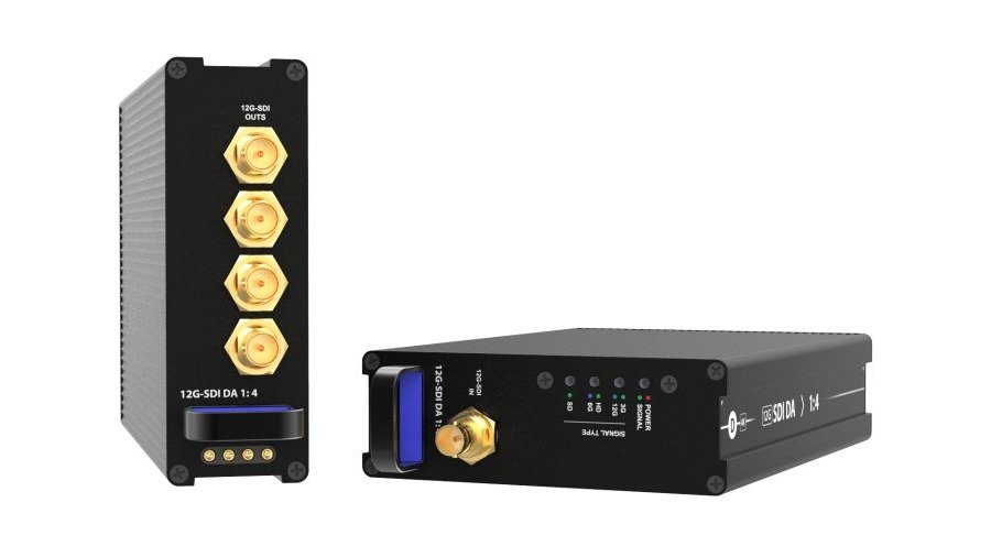Theatrixx xVision 12G-SDI Distribution Amplifier 1:4 Reversible Module - XVVRMSDIDA412G product image