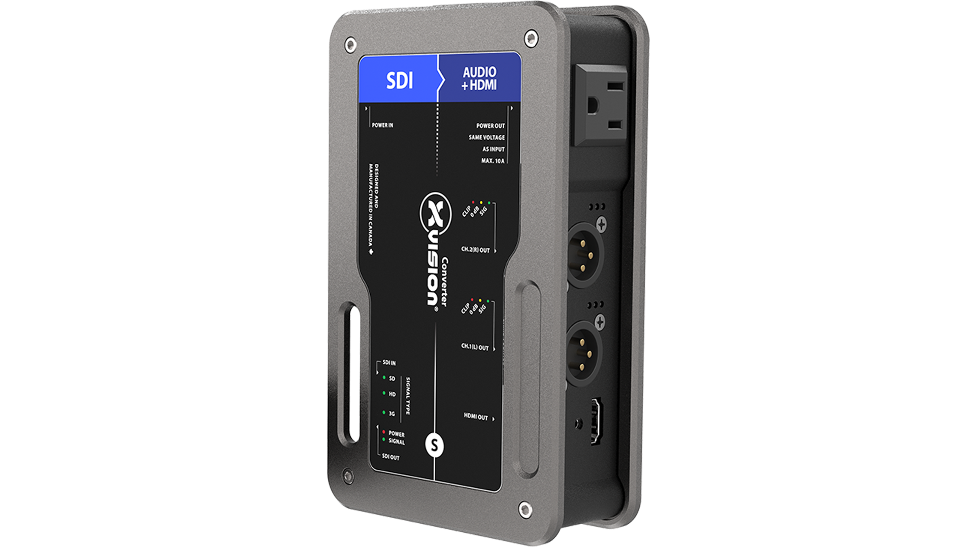 Theatrixx xVision SDI Audio DeEmbedder - XVVSDI2AUDIO - view 2