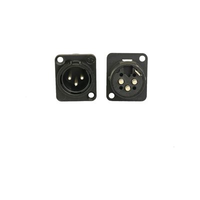 AceBackstage C-15103 Male XLR 3-Pole Metal Solder Termination