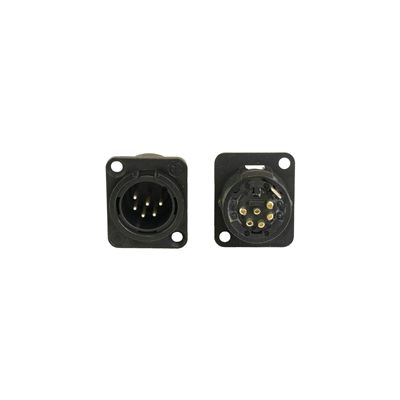 AceBackstage C-15121 Male XLR 6-Pole Solder Termination