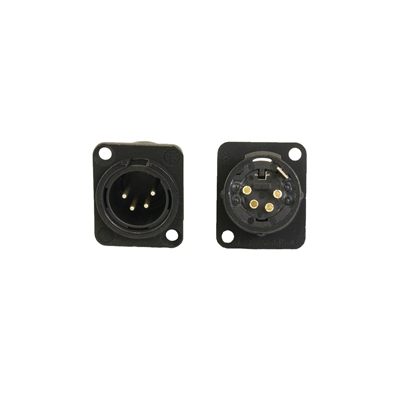 AceBackstage C-15139 Male XLR 4-Pole Solder Termination