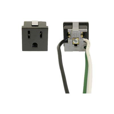 AceBackstage C-90136 Single Receptacle Snap-In