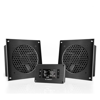 AC Infinity AIRPLATE T8 Dual Cabinet Cooling Fan