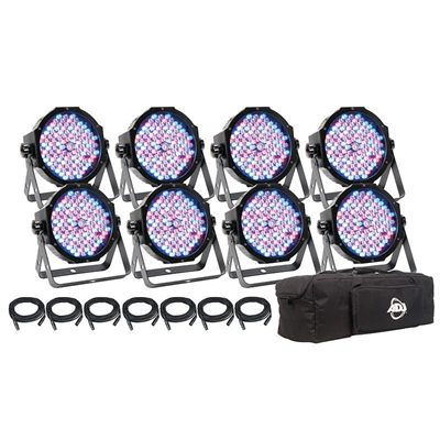 American DJ Mega Flat Pak8 PLUS LED Lighting Fixture
