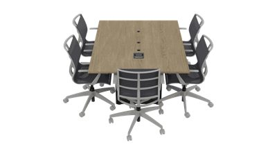 Ashton Bentley RT5 Rectangular 5 Seat Table Surface