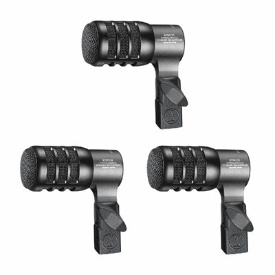 Audio-Technica ATM230PK 3-Pack Hypercardioid Dynamic Instrument Microphone
