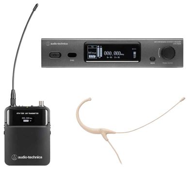 Audio-Technica ATW-3211/892-XTHDE2 3000 Series Wireless Headworn System (BP892xcH-TH Theater, DE2 Band)