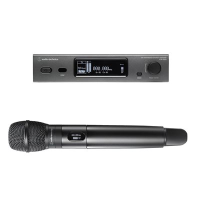 Audio-Technica ATW-3212NC710 Network Handheld System A network-enabled 3000 Series handheld system fitted with the ATW-C710 condenser capsule