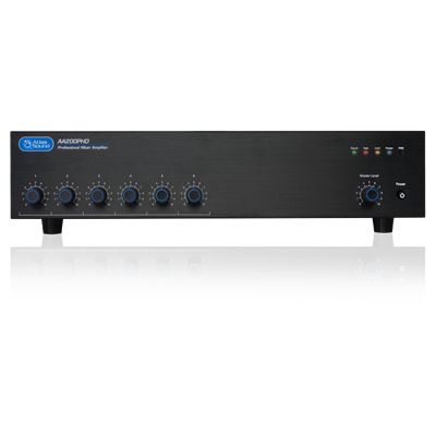 AtlasIED AA200PHD 6-Input, 200-Watt Mixer Amplifier with Automatic System Test (PHD)