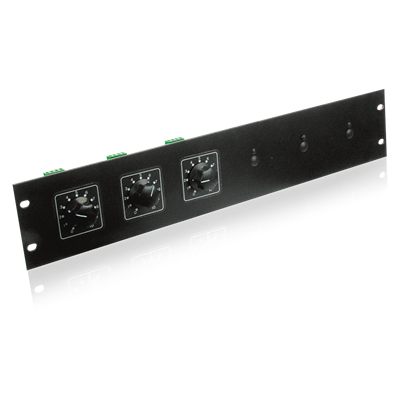 AtlasIED ATPLATE-052 Attenuator Rack Mounting Plate Holds up to 6 Attenuators