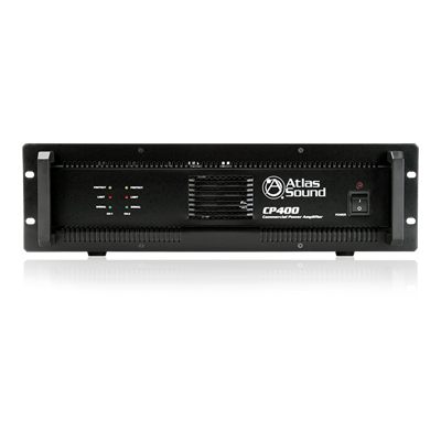 AtlasIED CP400 Dual-Channel, 400-Watt Commercial Power Amplifier