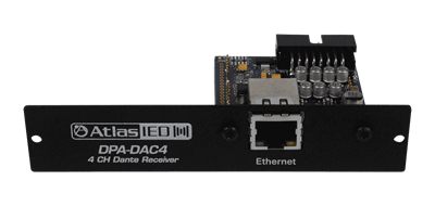 AtlasIED DPA-DAC4 Dante™ Accessory Card for DPA Series Amplifiers