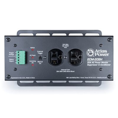 AtlasIED ECM-20SH 20A AC Power Conditioner and Spike Suppressor (Single Housing)