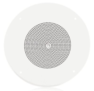 AtlasIED FD70W 8" In-Ceiling Speaker with 5-Watt 70V Transformer and 62-8 Baffle