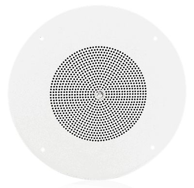 AtlasIED FD72W 8" In-Ceiling Speaker with 4-Watt 25V/70V Transformer and 62-8 Baffle