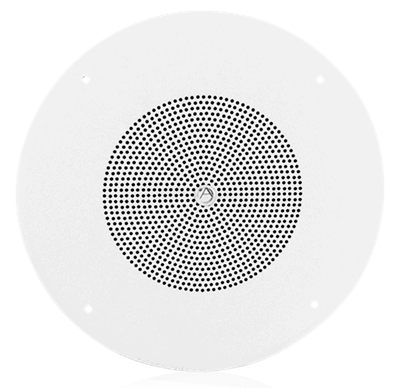 AtlasIED HD25W 8" In-Ceiling Speaker with 5-Watt 25V Transformer and 62-8 Baffle
