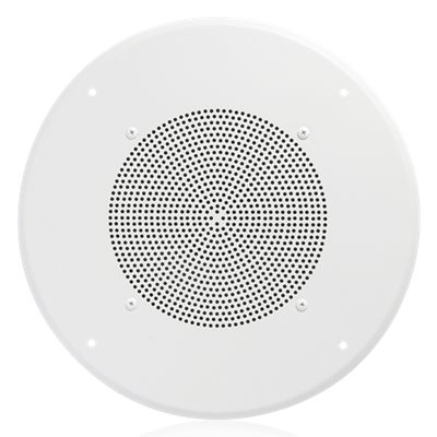 AtlasIED HD72W 8" In-Ceiling Speaker with 4-Watt 25V/70V Transformer and 62-8 Baffle