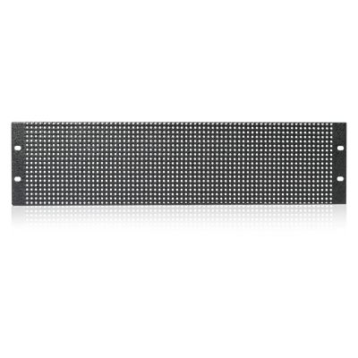 AtlasIED PPF2 19 inch 2 RU Flush Vent Rack Panel