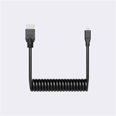 Atomos Coiled HDMI Cable, Micro to Full HDMI