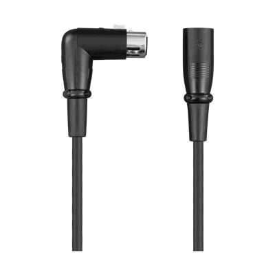 Audix CBLDR25 25ft Right-Angle XLR Microphone Cable