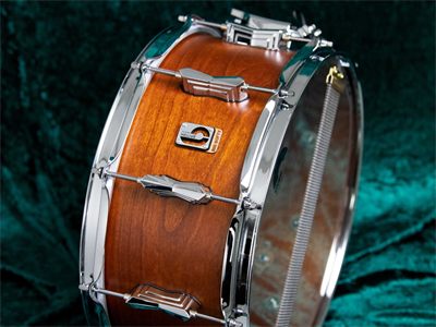 British Drum Co Big Softy Cherry and Balsa Snare Drum