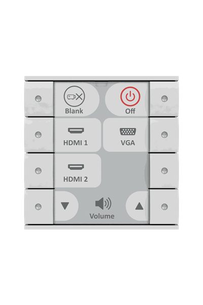 Biamp Impera Echo Plus 8EUW (White) Keypad