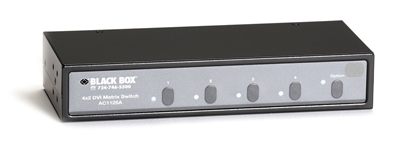 Black Box AC1125A DVI Matrix Switch with Audio and RS232 Control - 4x2