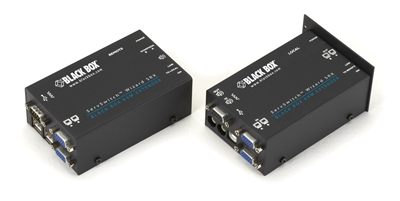 Black Box ACU5052A ServSwitch Wizard SRX Dual-VGA KVM Extender - USB 2.0, RS232, Audio, CATx