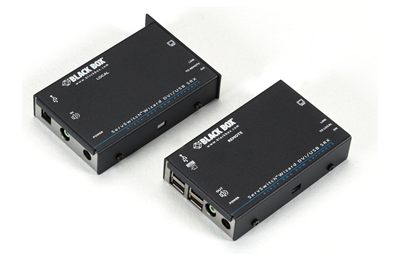 Black Box ACU5501A-R4 ServSwitch Wizard SRX KVM Extender - DVI-D, USB 2.0, Audio, CATx