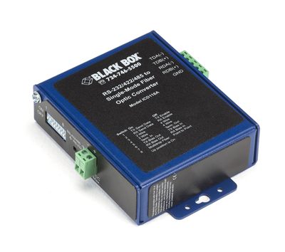 Black Box ICD116A Async RS232/422/485 Extender Over Fiber - Terminal Block to Singlemode SC