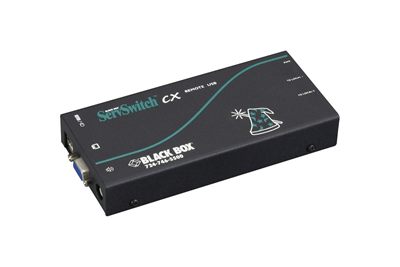 BlackBox Kv04aus Rem CX Series KVM Switch Remote Unit: VGA, USB with Audio and Skew Compensation