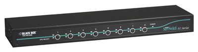 Black Box KV9208A ServSwitch EC 8-Port KVM Switch, VGA with PS/2 or USB