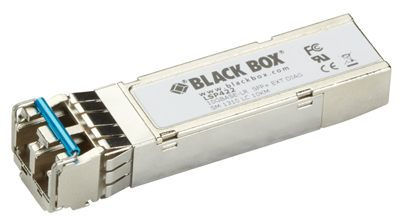 Black Box LSP422 10G (10-Gbps) SFP+ with Extended Diagnostics - (1) 10-Gbps Singlemode Fiber, 1310nm, 10km, LC
