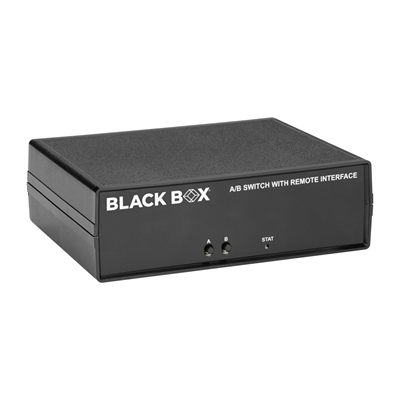 Black Box SW1040A CAT6 A/B Switch - Latching RJ45 Remote Control, Dry Contact