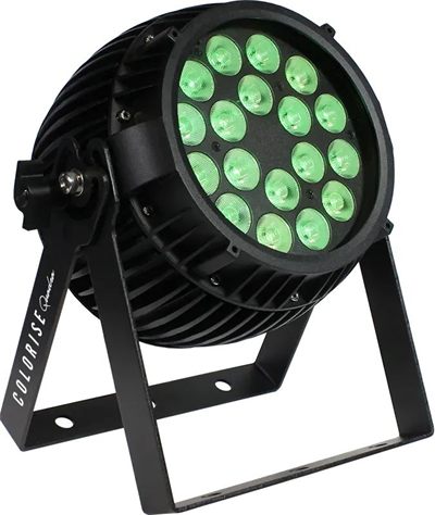 Blizzard Lighting Colorise Quadra LED Lighting Fixture, Light Source: 18x 15W 6-In-1 RGBW LEDs